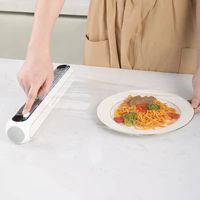 Magnetic Suction Plastic Wrap Cutter for Refrigerator Storage - Image 5