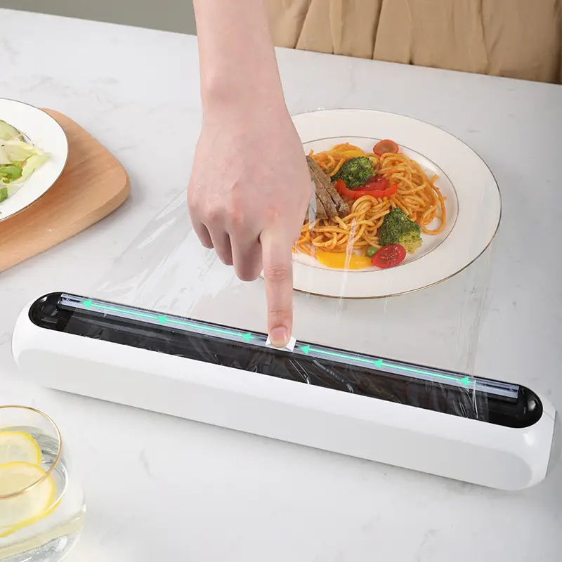 Magnetic Suction Plastic Wrap Cutter for Refrigerator Storage - Image 6
