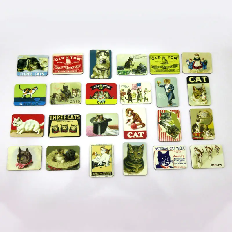 Three Cats Magnetic Refrigerator Sticker Hot Selling - Image 5