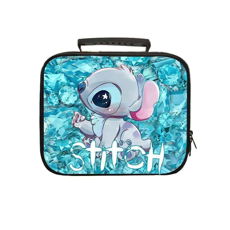 Stitch-themed Insulated Lunch Bag for Kids