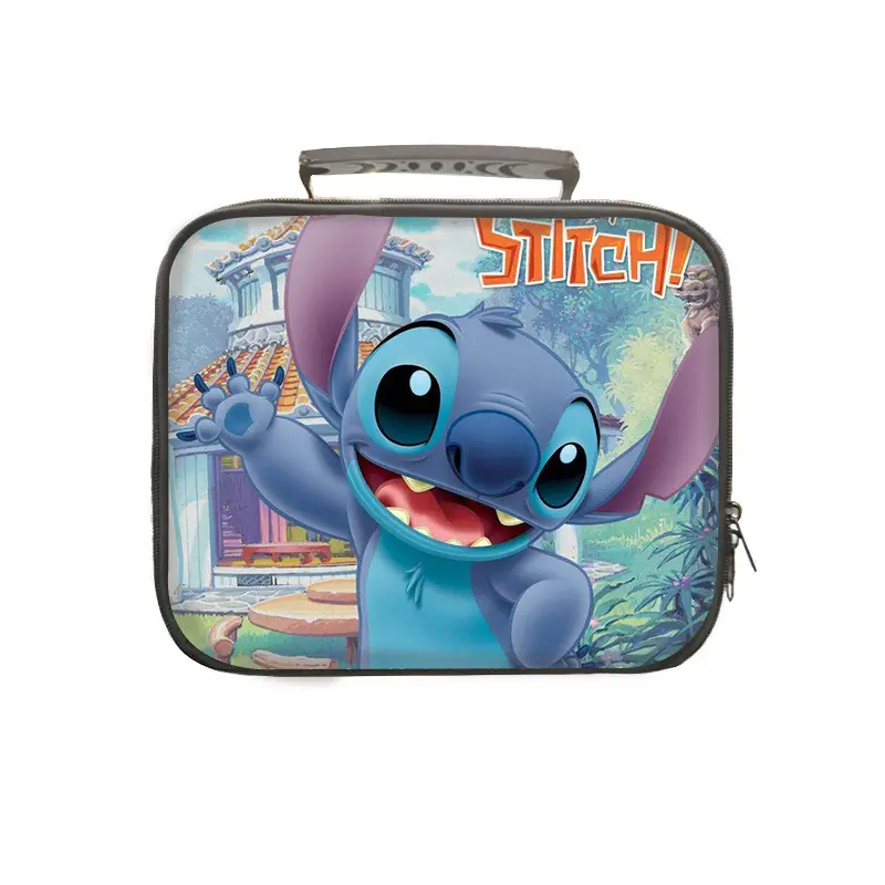 Stitch-themed Insulated Lunch Bag for Kids