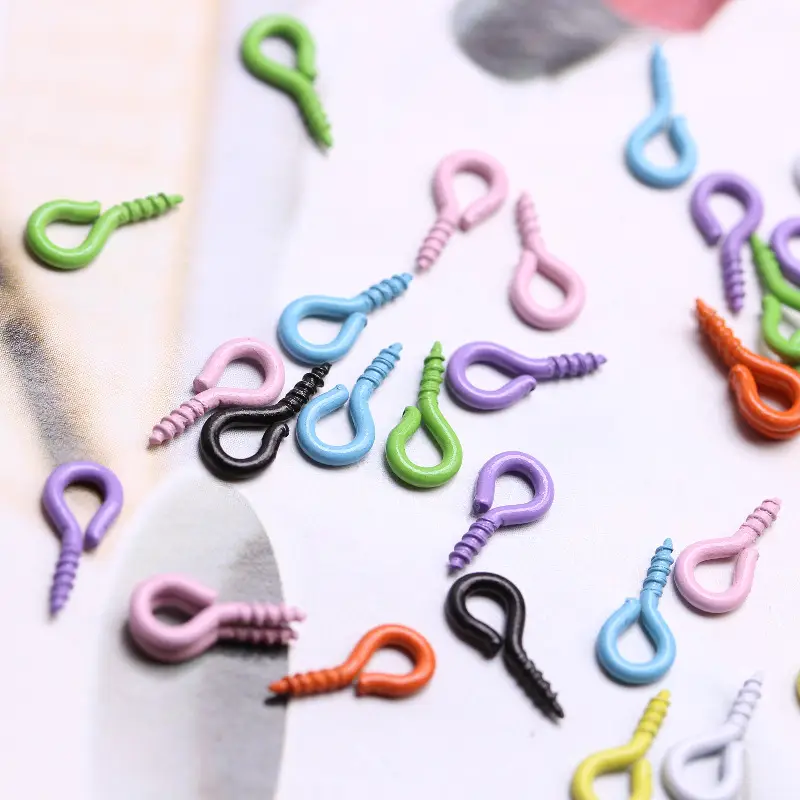 5000 pcs DIY Multi-Color Sheep Eyes Nail Keychain - Image 22