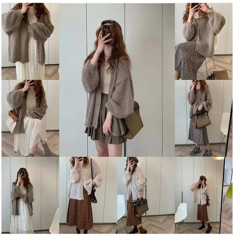 2025 Korean Style Black Knitted Sweater for Women — feature 1