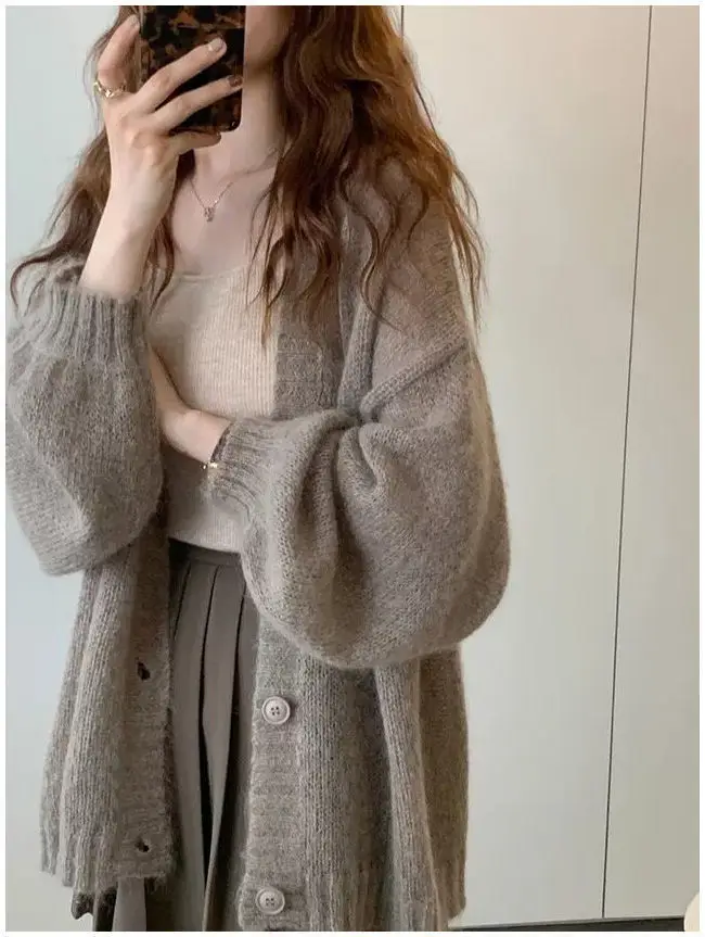 2025 Korean Style Black Knitted Sweater for Women — feature 3