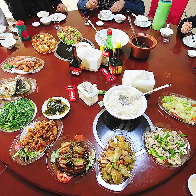 Transparent Crystal Snack Plate 13cm Thickened - Image 12