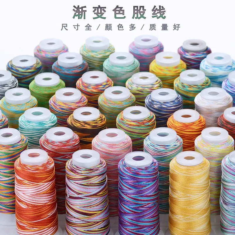 Gradient Color Hand Braided Rope 12 Strands — feature 1