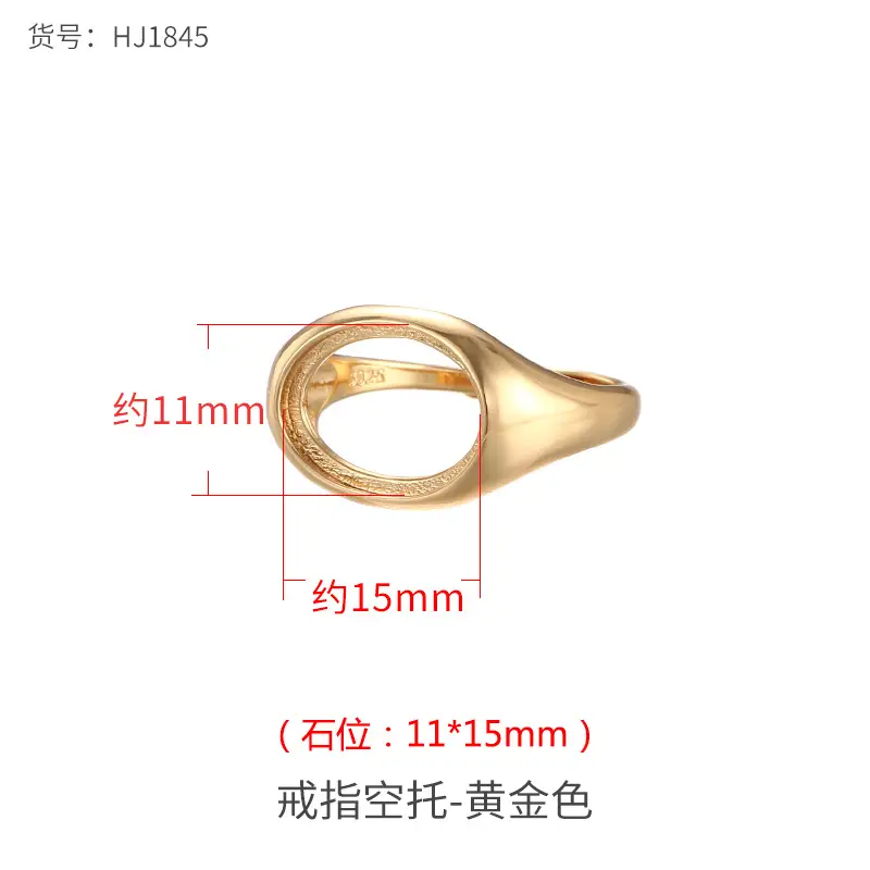 Adjustable Oval Jade Beeswax Ring Support for Men Women - Image 18