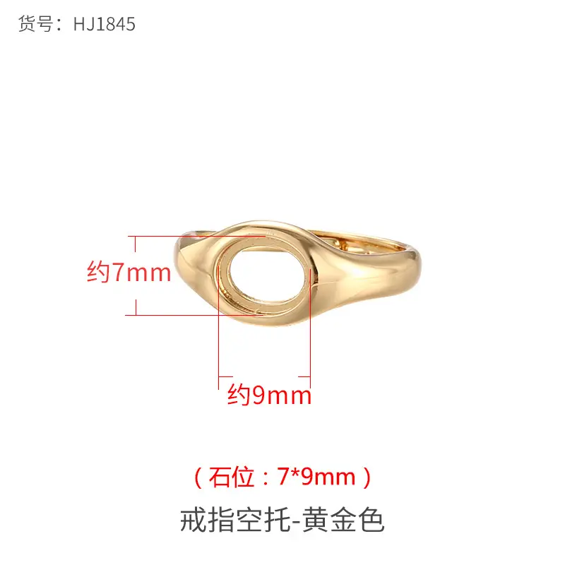 Adjustable Oval Jade Beeswax Ring Support for Men Women - Image 8