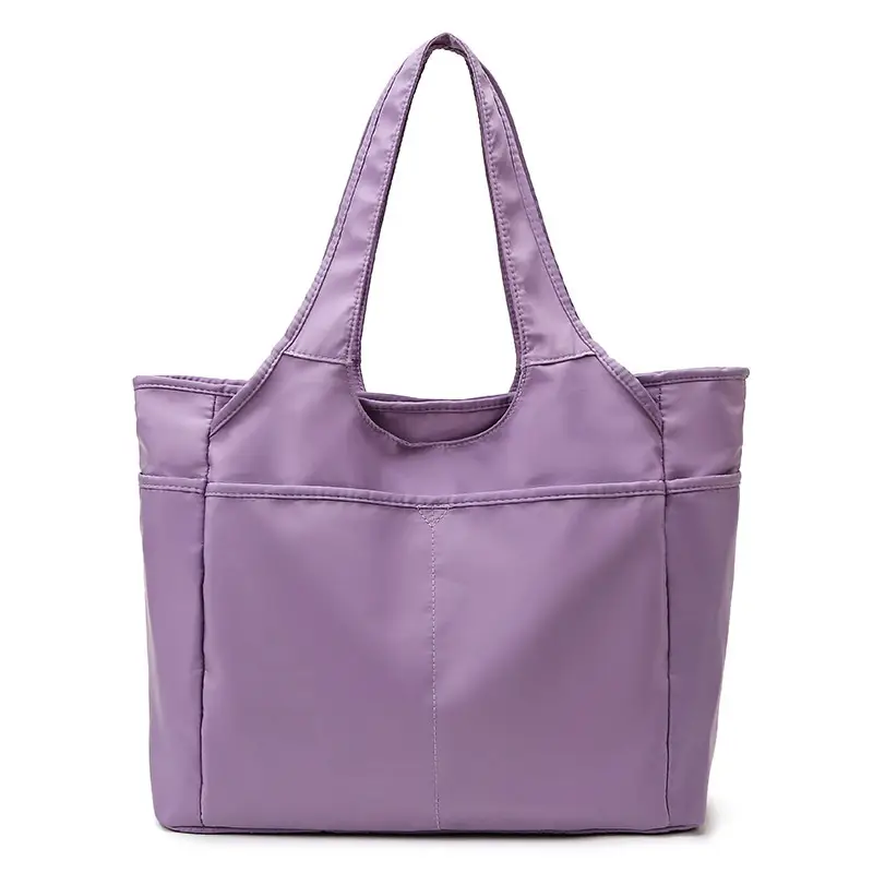 Black Large Capacity Tote Bag for Women - Image 4