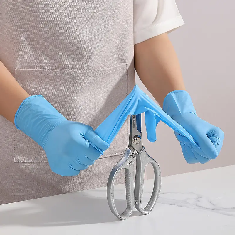 Meiliya Disposable Nitrile Gloves 50 Pcs Rubber Latex - Image 3
