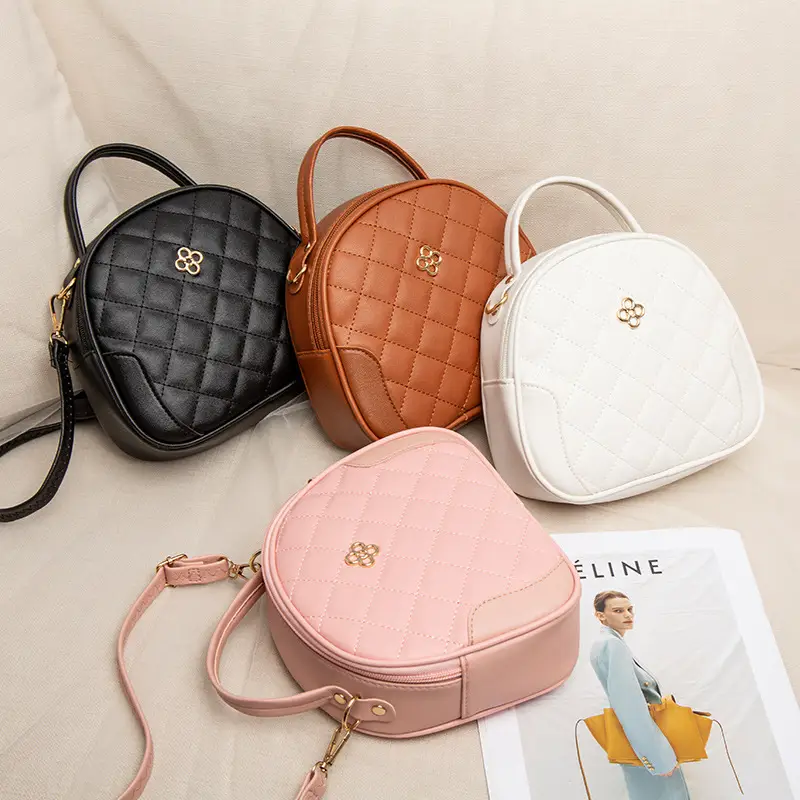 Pink Quilted Women's Shoulder Bag 2022 - Image 5