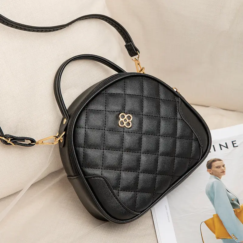 Pink Quilted Women's Shoulder Bag 2022 - Image 6