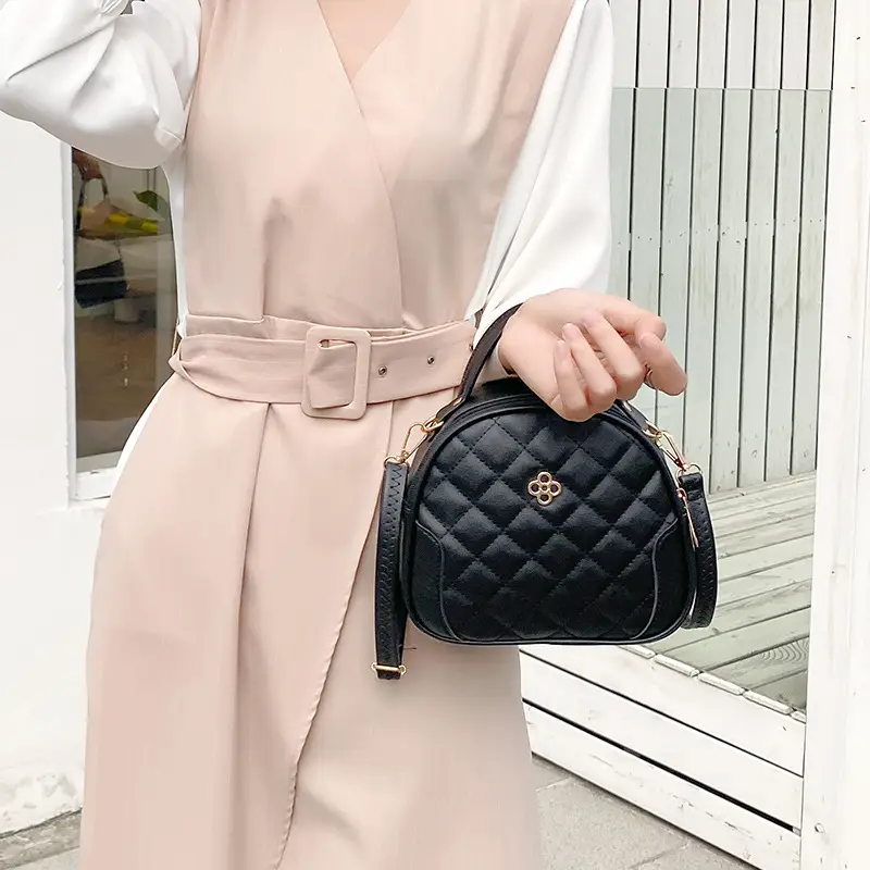 Pink Quilted Women's Shoulder Bag 2022 - Image 7
