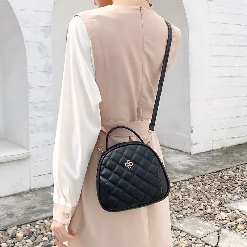 Pink Quilted Women's Shoulder Bag 2022 - Image 8