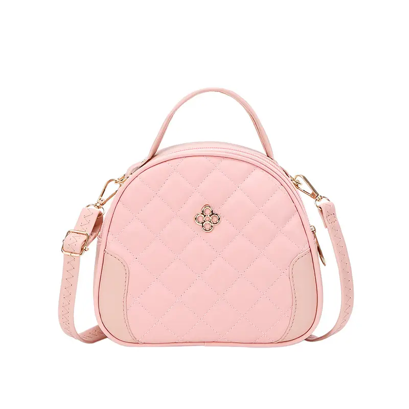 Pink Quilted Women's Shoulder Bag 2022 - Image 9