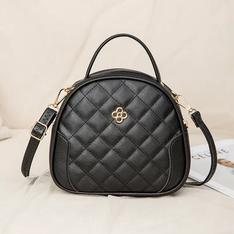 Pink Quilted Women's Shoulder Bag 2022 - Image 2
