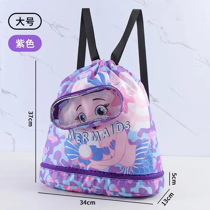 Astronaut Blue Kids Swimming Storage Bag 28x28cm