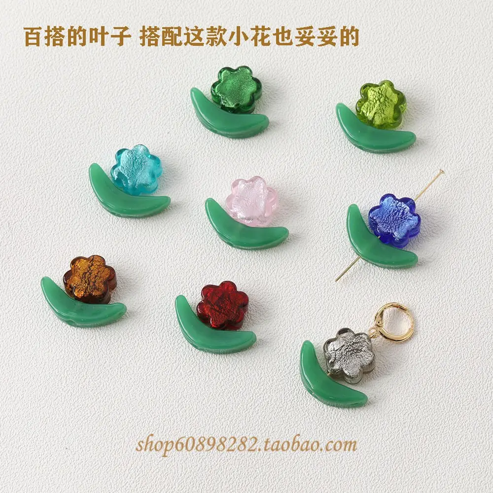 Glazed Silver Floral Earrings for Women - Image 11