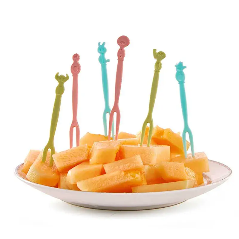 Fruit Sticks Set 200pcs Cartoon Storage Can