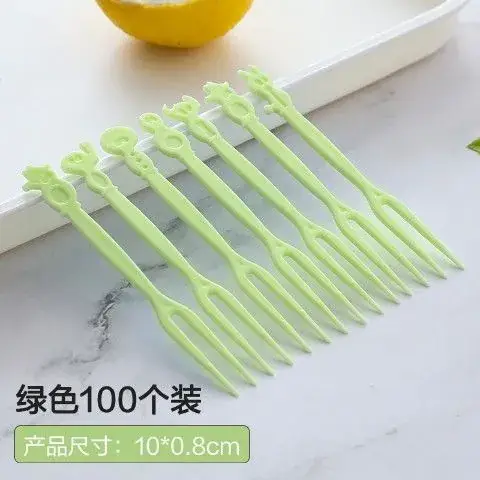 Fruit Sticks Set 200pcs Cartoon Storage Can