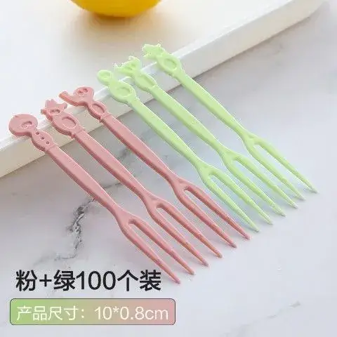 Fruit Sticks Set 200pcs Cartoon Storage Can