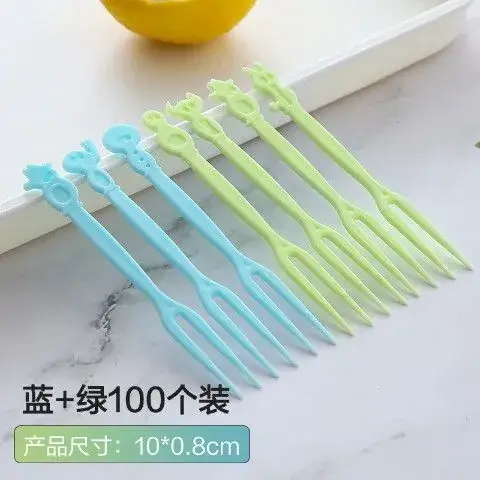 Fruit Sticks Set 200pcs Cartoon Storage Can