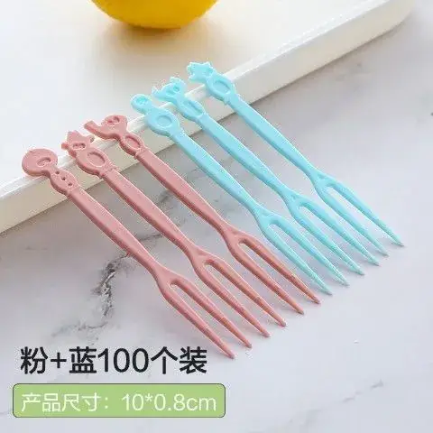 Fruit Sticks Set 200pcs Cartoon Storage Can