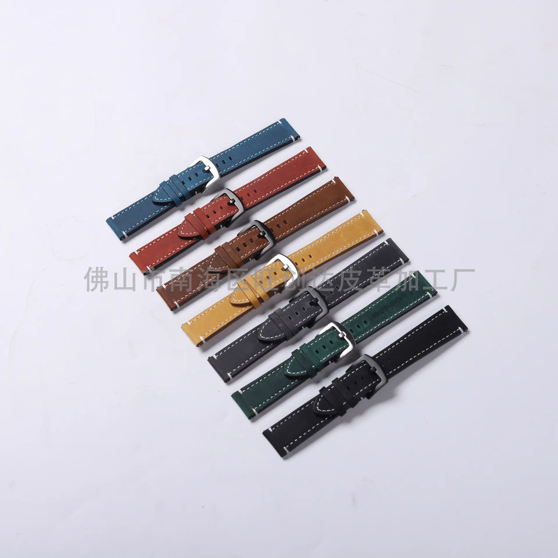 Crazy Horse Cowhide Leather Watch Straps 1819202124mm - Image 2