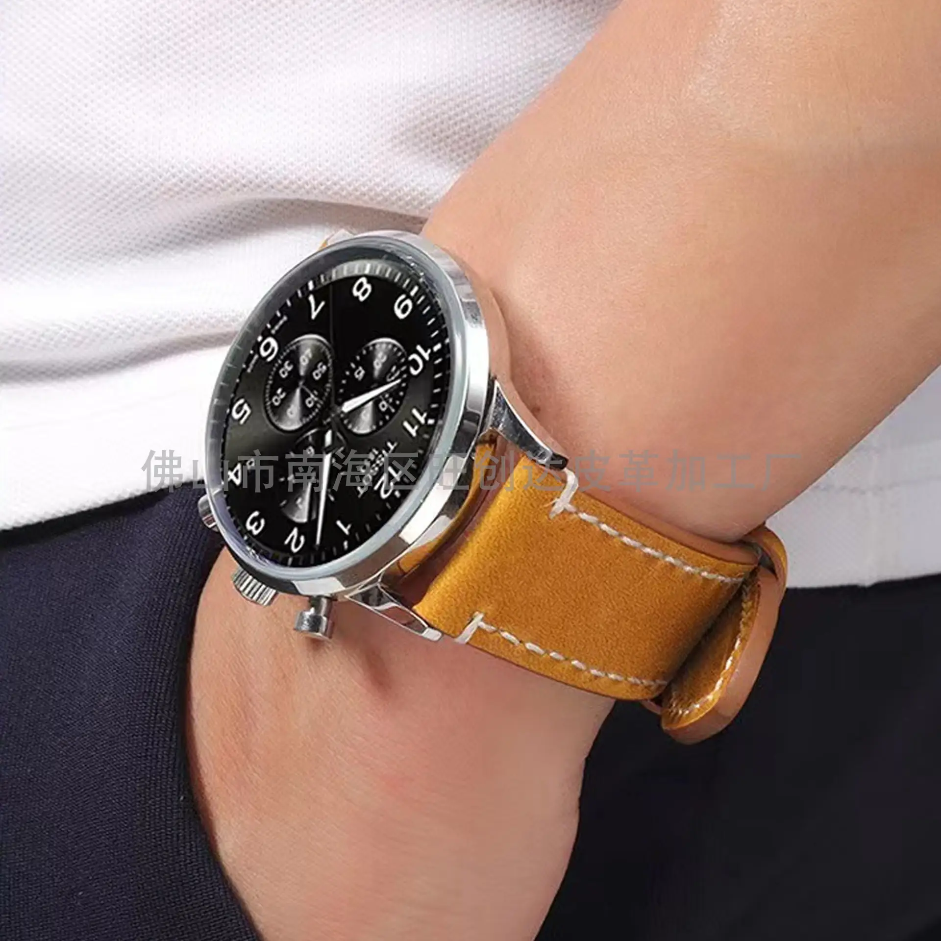 Crazy Horse Cowhide Leather Watch Straps 1819202124mm - Image 3