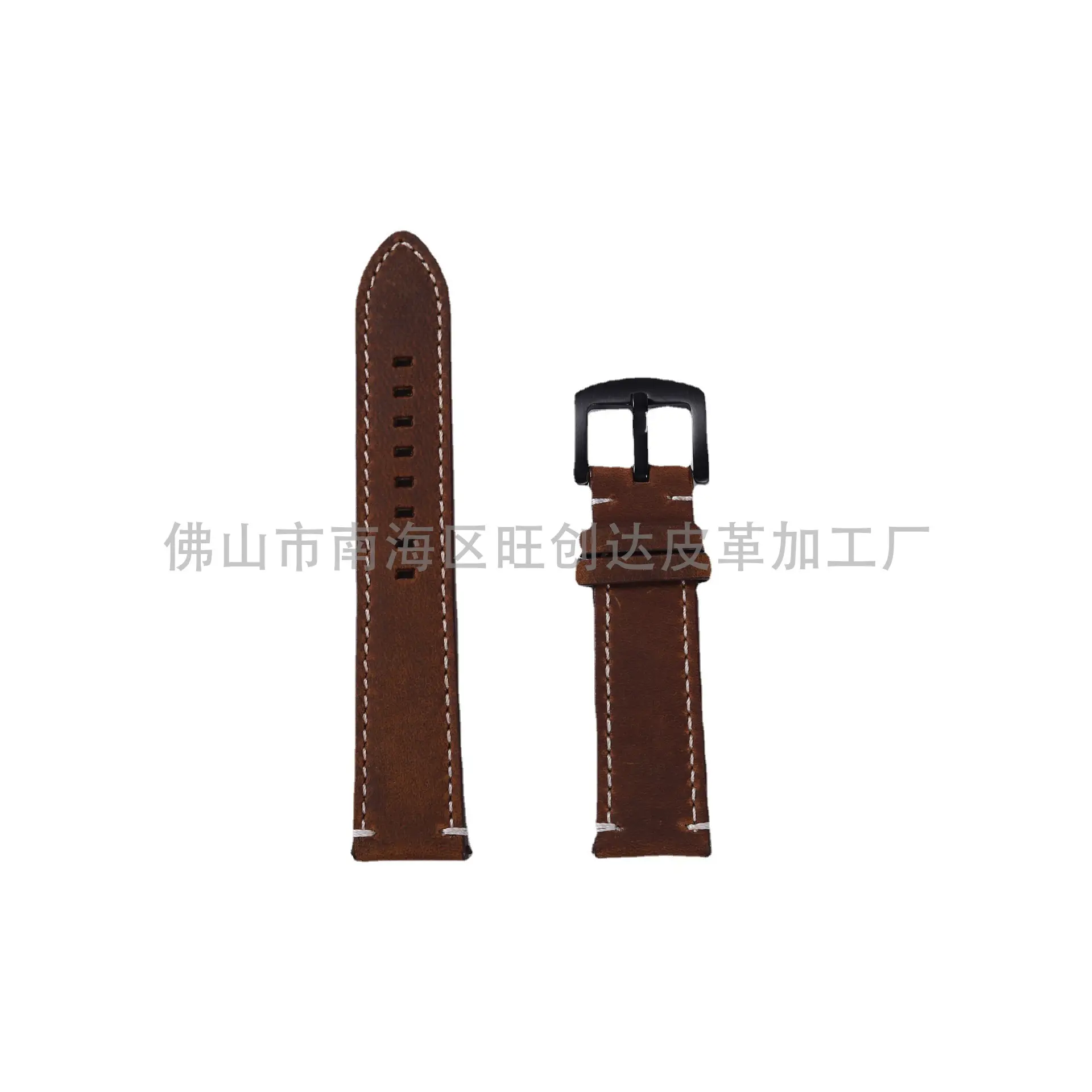 Crazy Horse Cowhide Leather Watch Straps 1819202124mm - Image 4