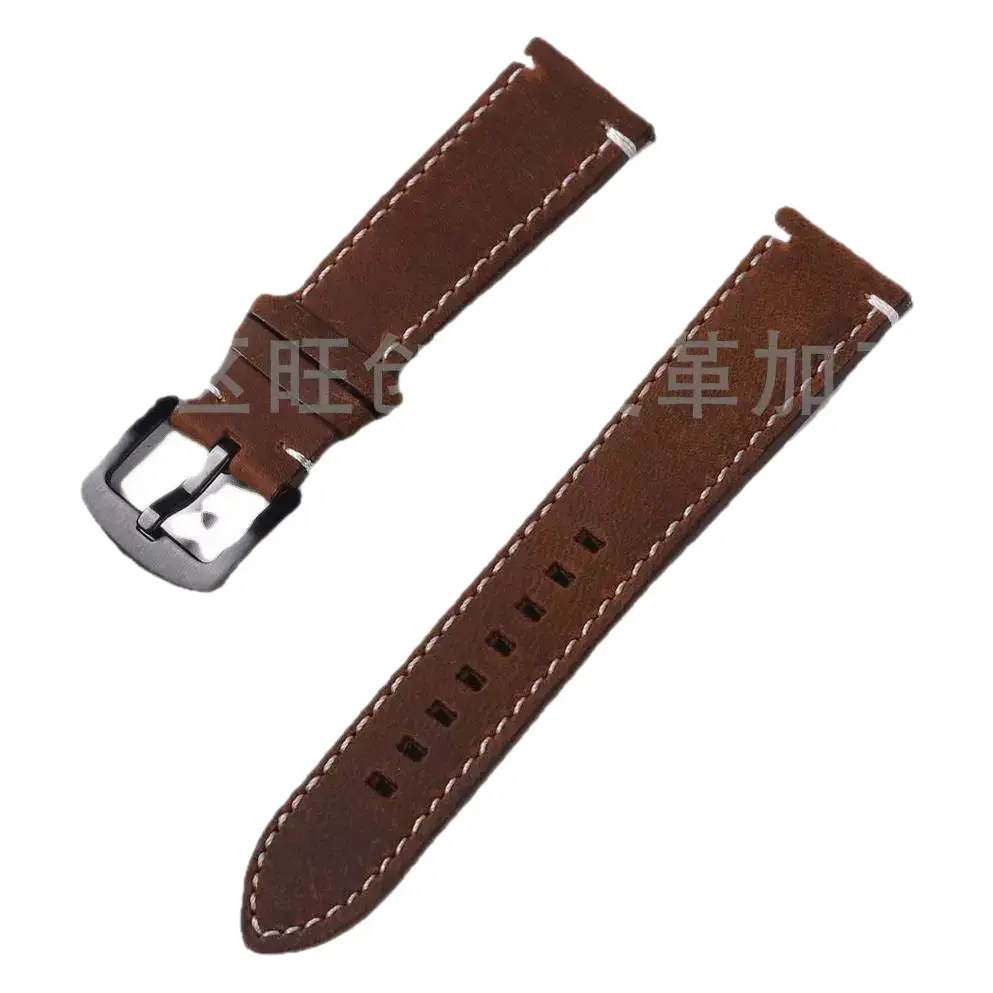 Crazy Horse Cowhide Leather Watch Straps 1819202124mm - Image 5