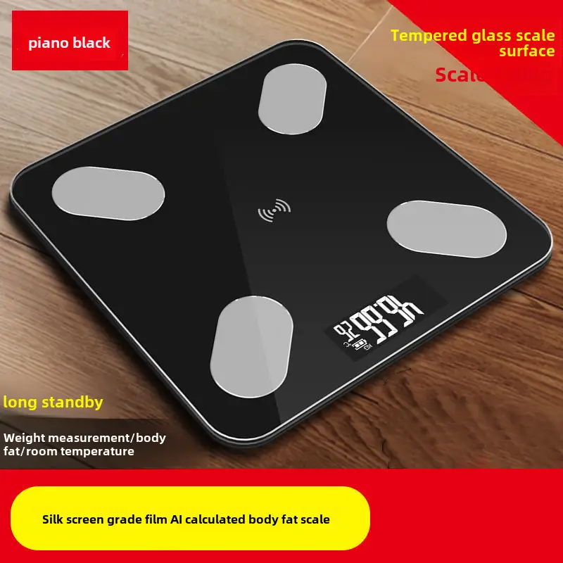 Intelligent Body Fat Weight Scale Pink 150kg - Image 3