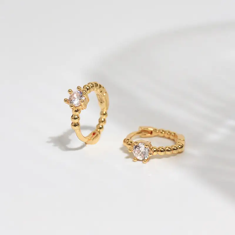Stereen Silver Zircon Earrings for Women - Image 4