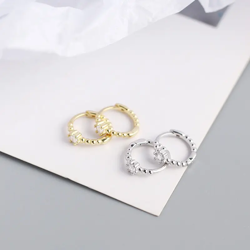 Stereen Silver Zircon Earrings for Women - Image 6