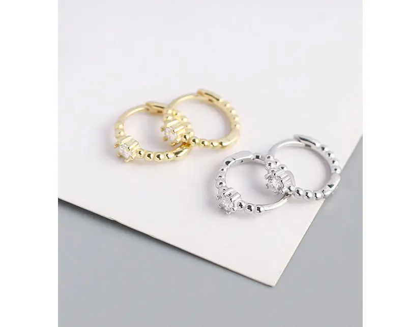 Stereen Silver Zircon Earrings for Women — feature 10
