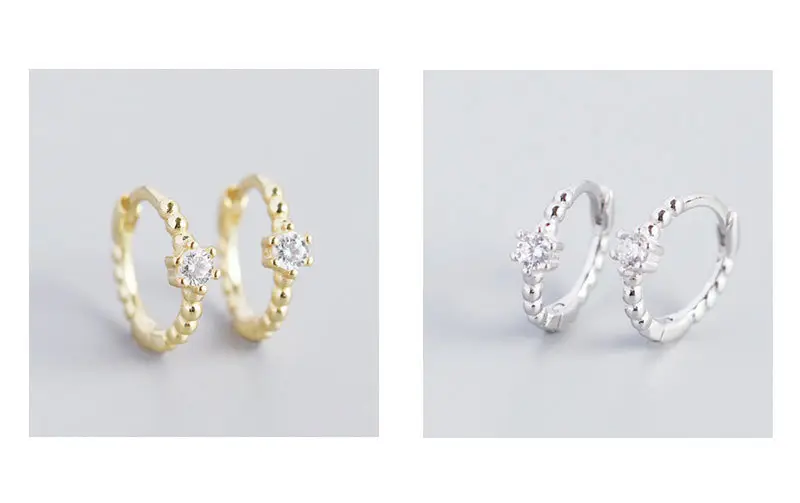 Stereen Silver Zircon Earrings for Women — feature 11