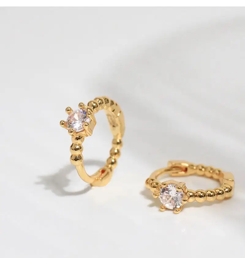 Stereen Silver Zircon Earrings for Women — feature 6