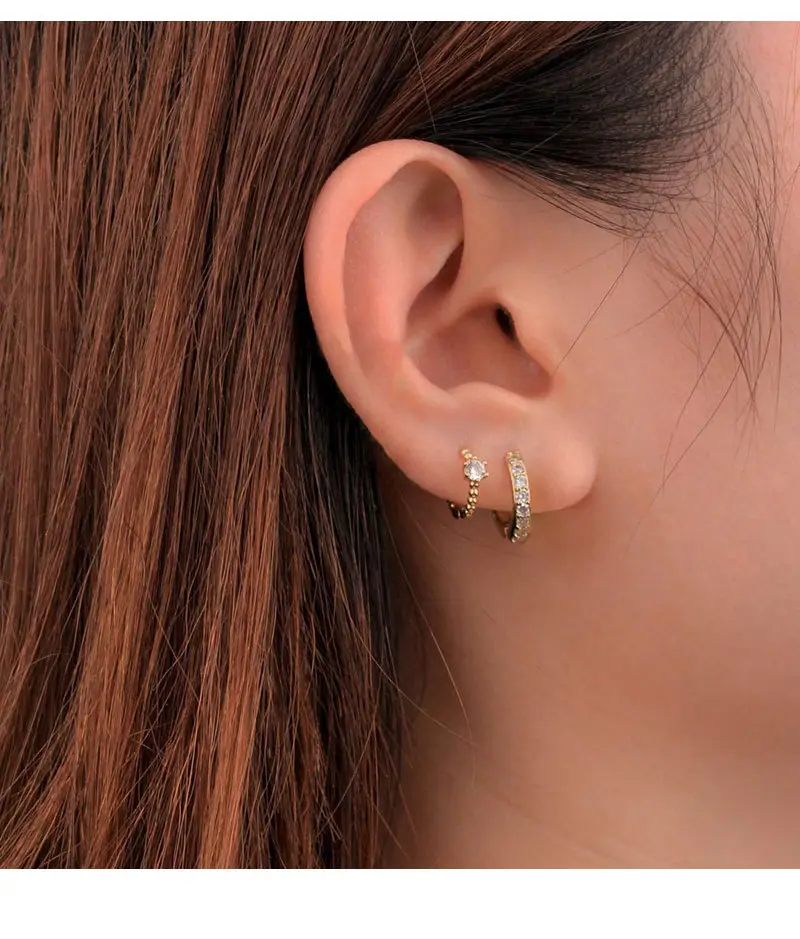 Stereen Silver Zircon Earrings for Women — feature 9