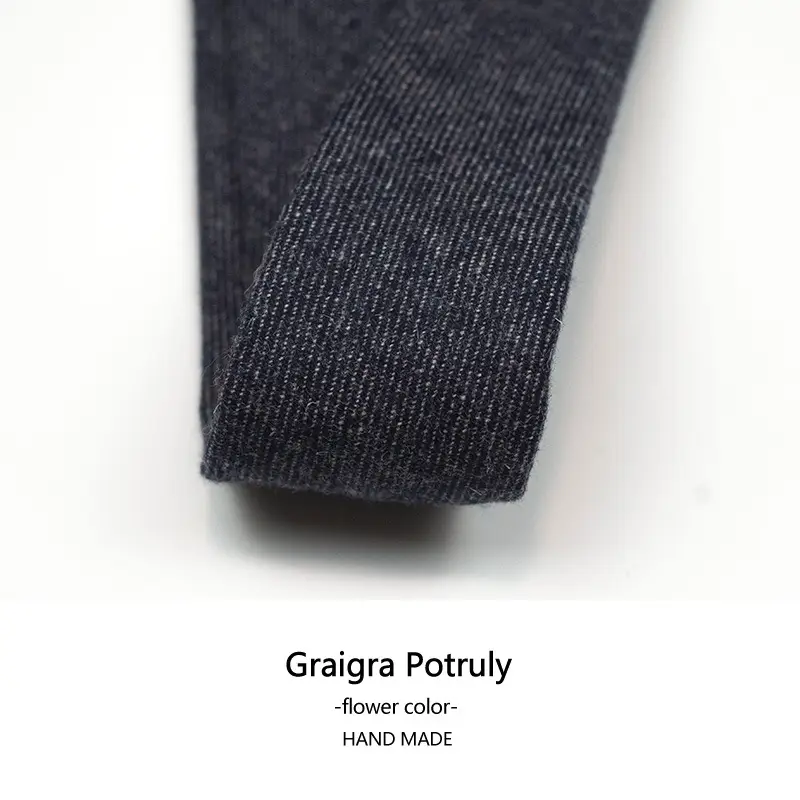 Woolen Men's Tie Curry Green 6cm Hand Made - Image 13