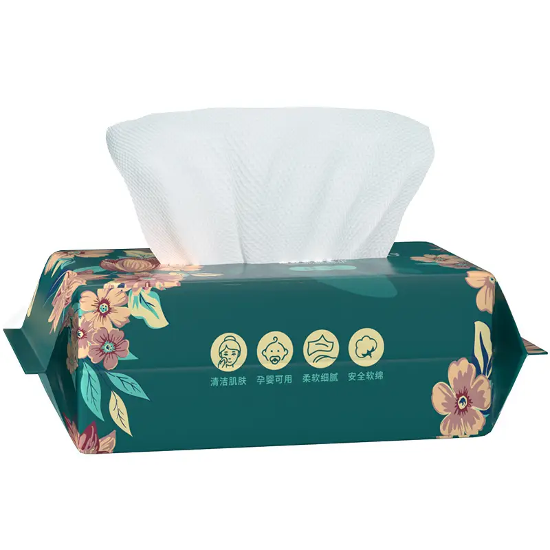 Disposable Face Wash Cloth 50 Pumps 100 Pumps Cotton Soft Towel - Image 5
