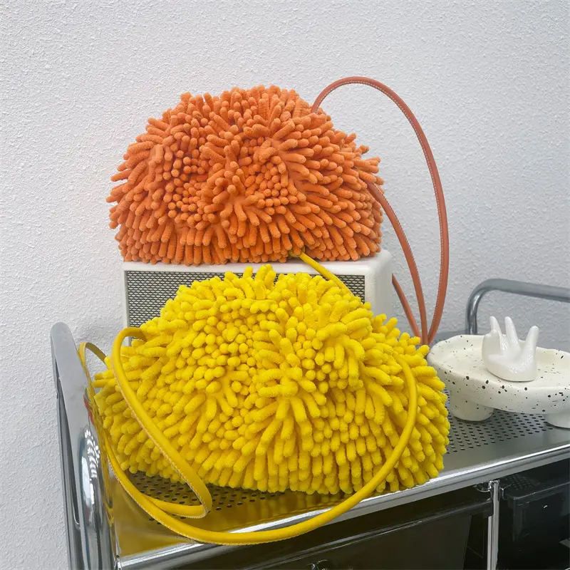 Yellow Microfiber Bath Mop for Home Cleaning