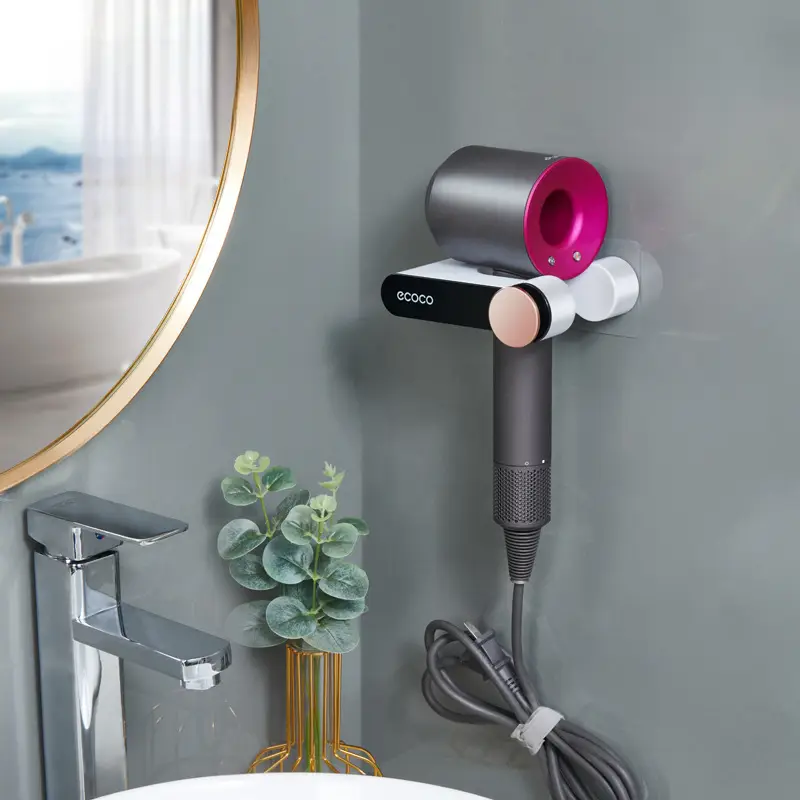 Dyson Hair Dryer Wall Mount Bracket Punch-Free Shelf - Image 2