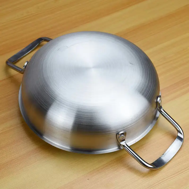 Stainless Steel Double Ear Pot 28cm - Image 16