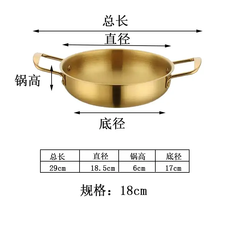 Stainless Steel Double Ear Pot 28cm - Image 7