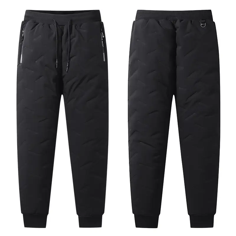 Men Winter Down Cotton Pants Extra Large Velvet Warm - Image 9
