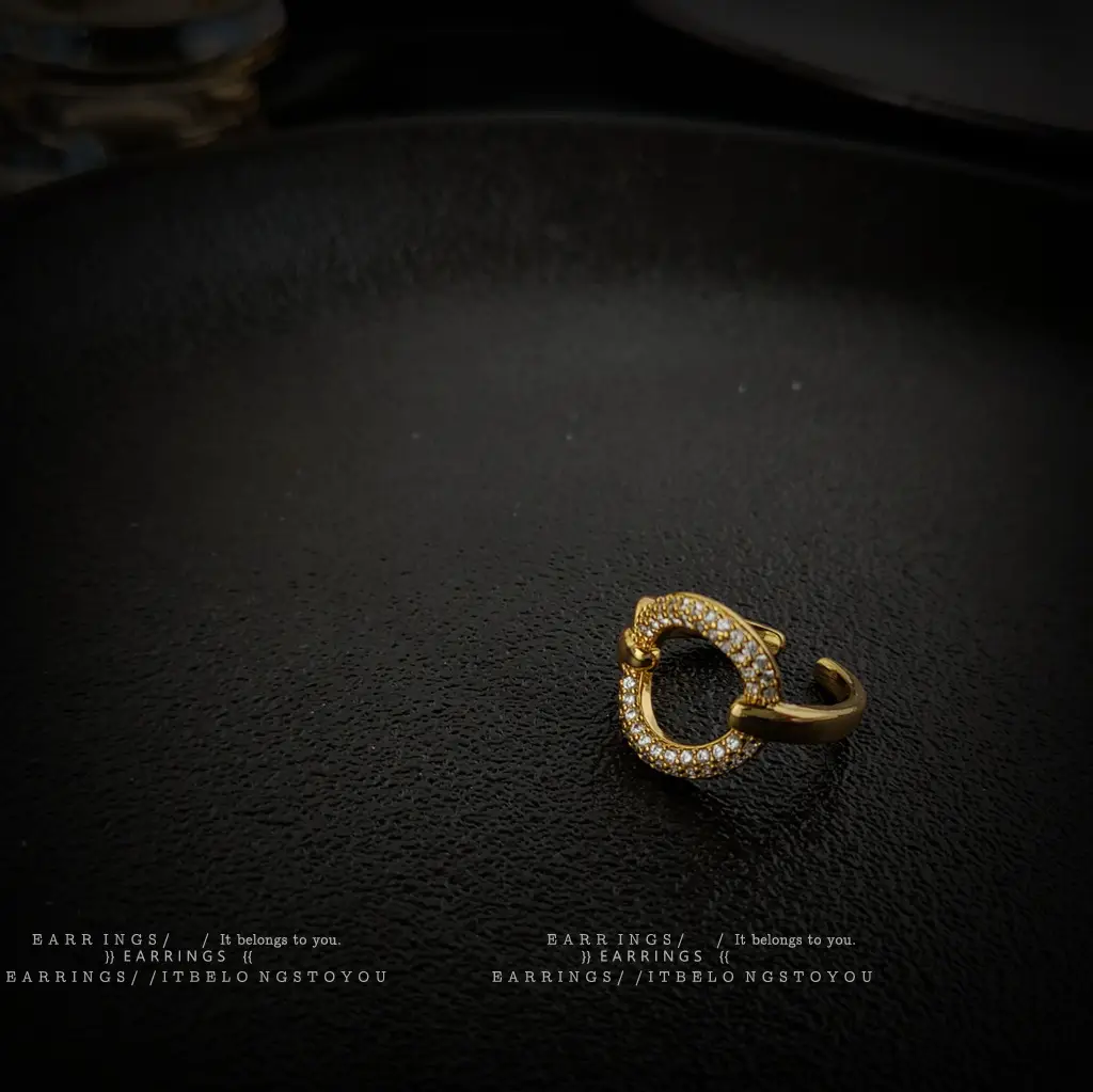 Light Luxury O-Shaped Zircon Ring for Women - Image 4