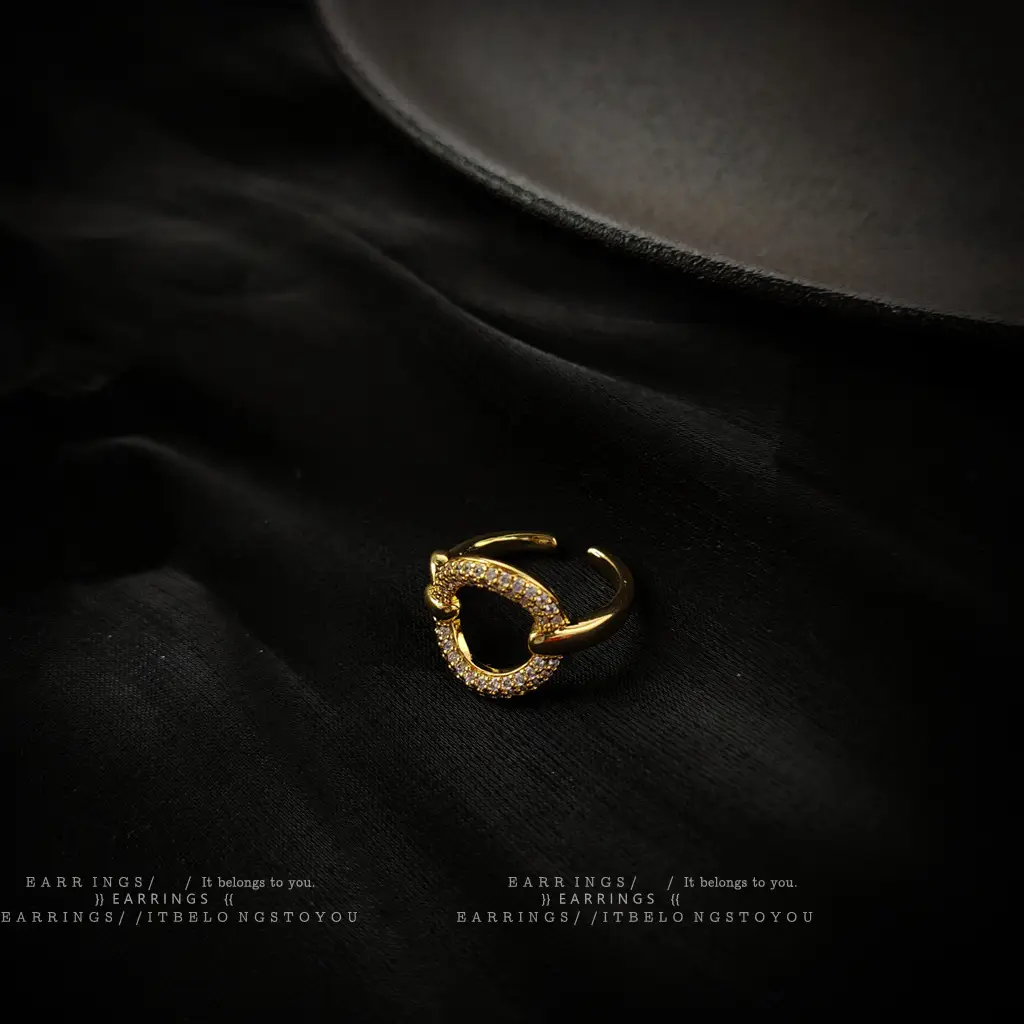 Light Luxury O-Shaped Zircon Ring for Women - Image 5