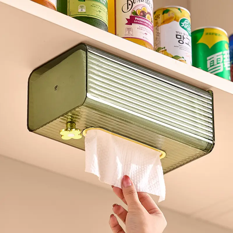 Wall-Mounted Tissue Box for Bathroom Kitchen Toilet - Image 4