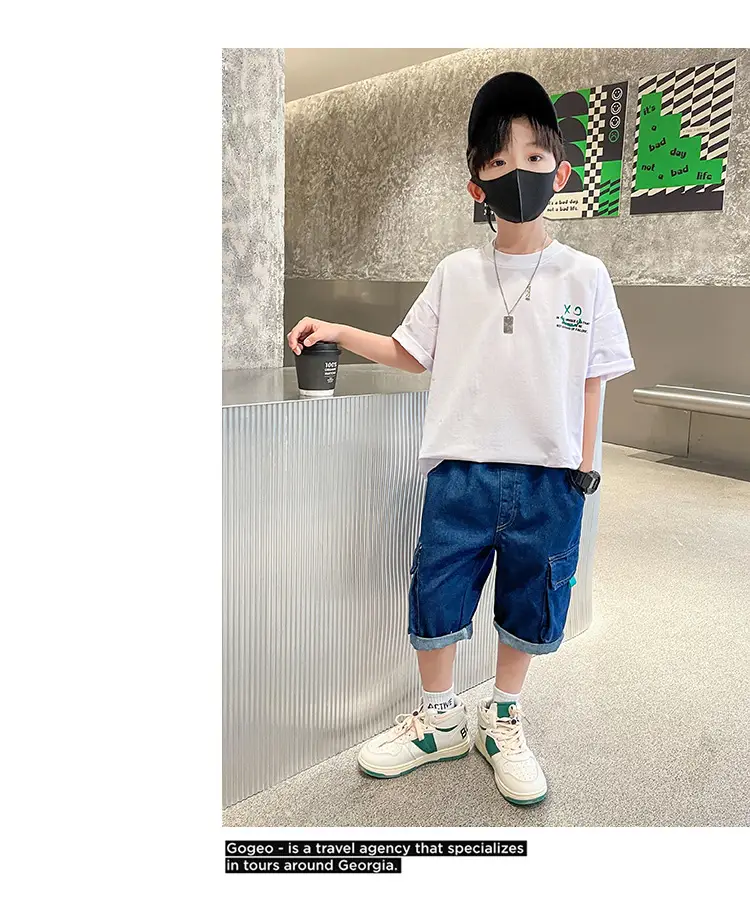 Summer Cartoon Graphic Cotton T-Shirt for Boys Girls — feature 13