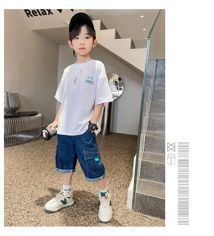 Summer Cartoon Graphic Cotton T-Shirt for Boys Girls — feature 9